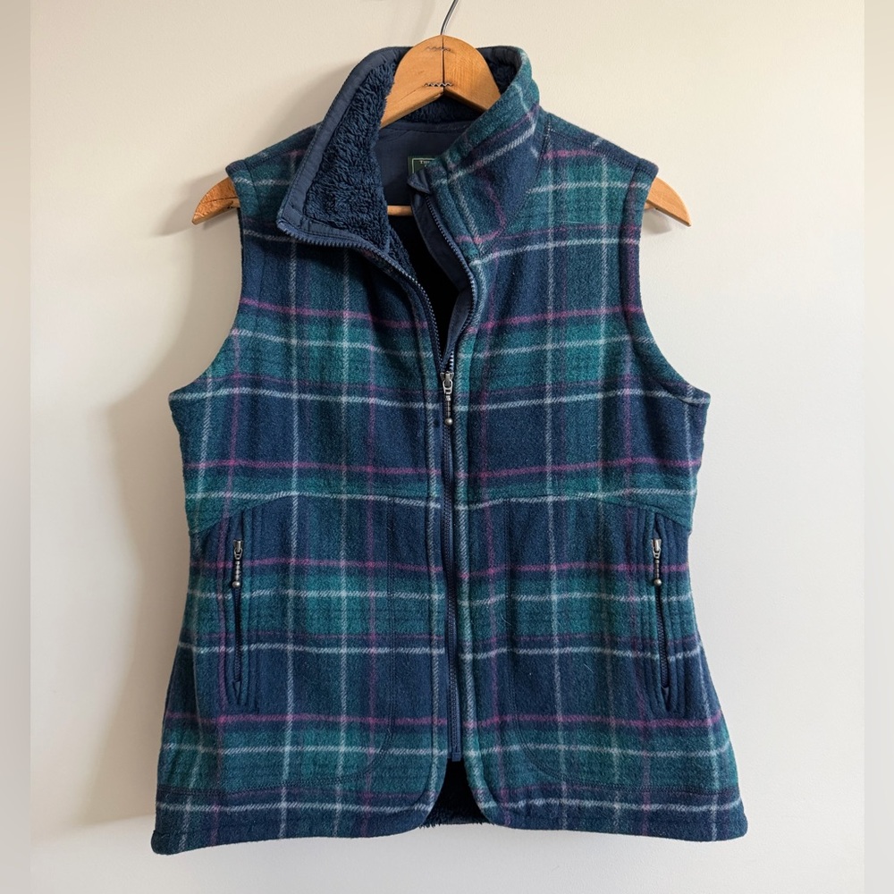 Woolrich wool plaid vest